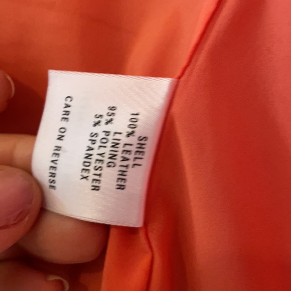 * St John Sport by Marie Gray pink leather jacket Sm - Picture 9 of 14